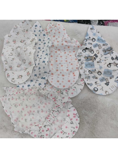 Chusty dzieciece , paczka 10szt, mix kolor