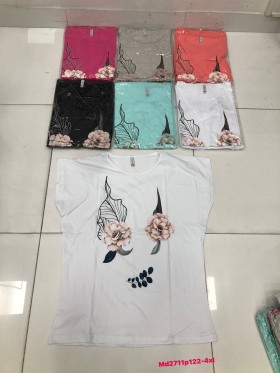 Bluzki damskie , size 2-4xl, paczka 12szt,mix kolor
