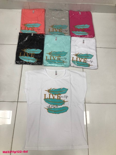 Bluzki damskie , size 2-4xl, paczka 12szt,mix kolor
