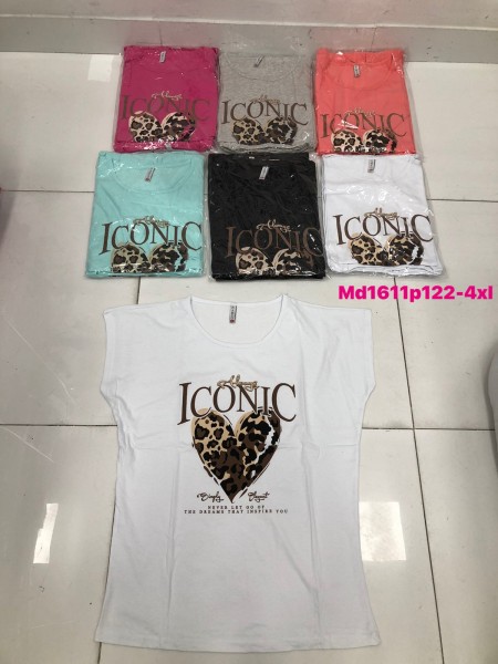 Bluzki damskie , size 2-4xl, paczka 12szt,mix kolor