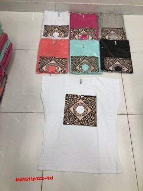 Bluzki damskie , size 2-4xl, paczka 12szt,mix kolor
