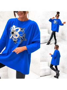 Bluzki damskie Włoski, size uni, paczka 6szt, mix kolor