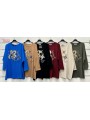 Bluzki damskie Włoski, size uni, paczka 6szt, mix kolor