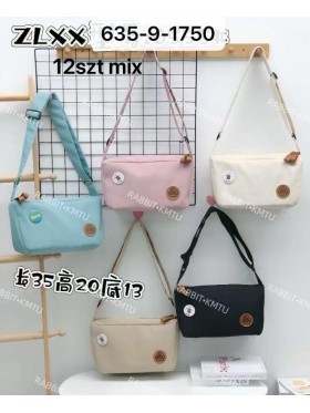 Torebki damskie (standard 12szt ,mix kolor .)