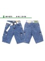 Spodenki jeans dzieciece rozm 8-16 lat, paczka 5szt, 1 kolor