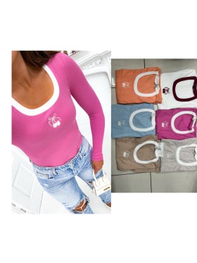 Bluzki damskie Tureckie, size uni, paczka 6szt, 1 kolor