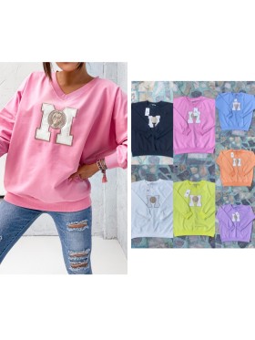 Bluzy damskie Tureckie, size uni, paczka 6szt, 1 kolor