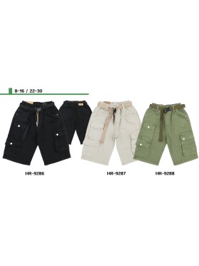 Spodenki jeans dzieciece rozm 8-16 lat, paczka 5szt, 1 kolor
