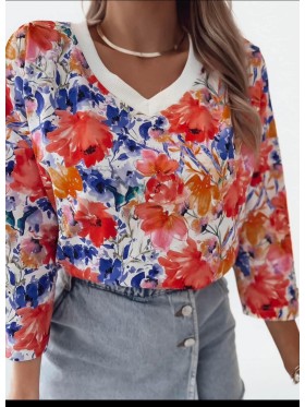 Bluzy damskie Tureckie, size uni, paczka 6szt, 1 kolor
