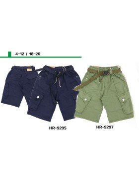 Spodenki jeans dzieciece rozm 4-12 lat, paczka 5szt, 1 kolor
