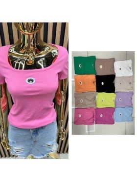Bluzki damskie Tureckie, size uni, paczka 6szt, 1 kolor