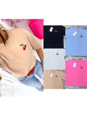 Bluzki damskie Tureckie, size uni, paczka 6szt, 1 kolor