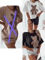 Bluzki damskie Tureckie, size uni, paczka 6szt, 1 kolor