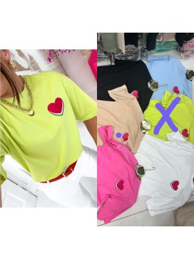 Bluzki damskie Tureckie, size uni, paczka 6szt, 1 kolor