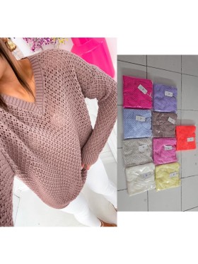 Swetry  damskie Tureckie, size uni, paczka 6szt, 1 kolor