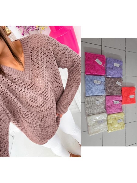 Swetry  damskie Tureckie, size uni, paczka 6szt, 1 kolor