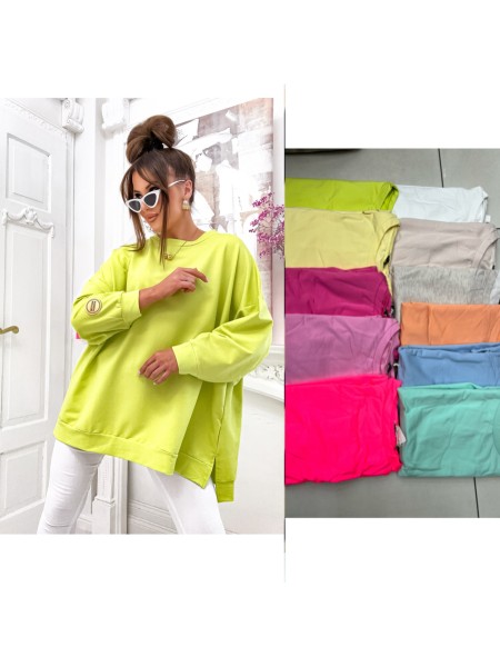 Bluzy damskie Tureckie, size uni, paczka 6szt, 1 kolor