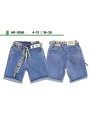 Spodenki jeans dzieciece rozm 4-12 lat, paczka 5szt, 1 kolor