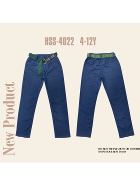 Spodnie jeans dzieciece rozm 4-12 lat, paczka 5szt, 1 kolor