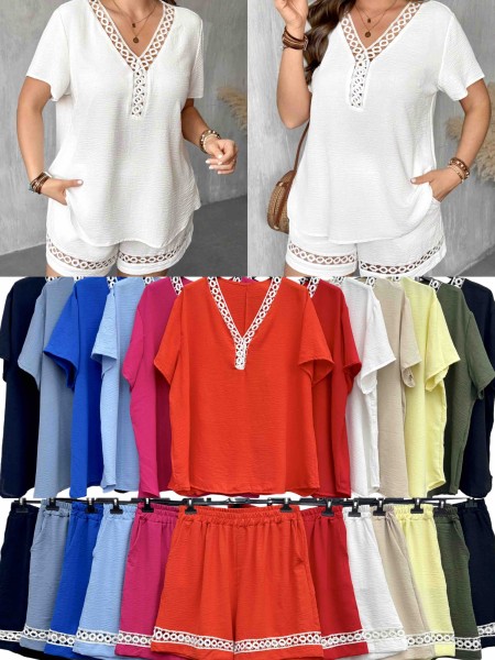 Komplety damskie Włoskie, size uni, paczka 6szt, mix kolor