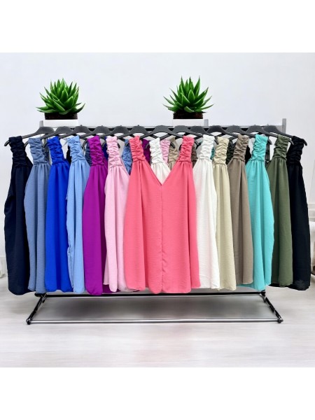 Bluzki damskie Włoskie, size uni, paczka 6szt, mix kolor