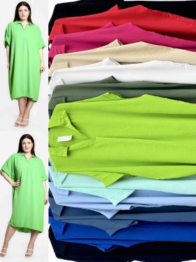 Sukienki damskie Włoskie, size uni, paczka 6szt, mix kolor