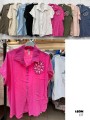 Koszule damskie, size uni, paczka 6szt, mix kolor