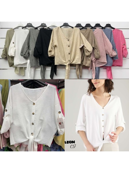 Koszule damskie, size uni, paczka 6szt, mix kolor