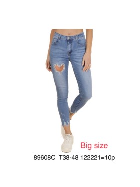 Jeansy damskie ,size 38-48,paczka 10szt ,
