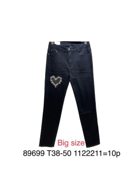 Jeansy damskie ,size 38-50,paczka 10szt ,