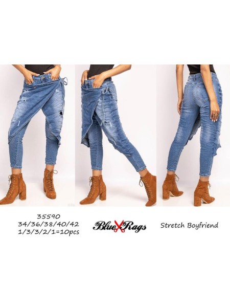 Jeansy damskie ,size 34-42,paczka 10szt ,