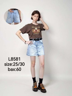 Spodenki jeansowe damskie ,size 25-30,paczka 12szt ,
