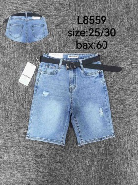 Spodenki jeansowe damskie ,size 25-30,paczka 12szt ,