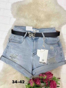 Spodenki jeansowe damskie  M'sara,size 34-42,paczka 10szt ,