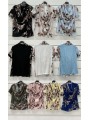 Bluzki damskie Włoski, size uni, paczka 6szt, mix kolor