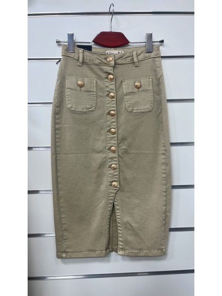 Spódnica długa Jeansyowa damska ,size xs-xl,paczka 10szt ,