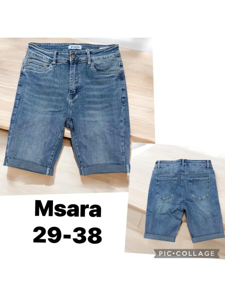 Spodenki jeansowe damskie M'sara,size 29-38,paczka 10szt ,