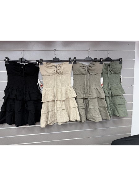 Sukienki damskie Włoski, size uni, paczka 6szt, mix kolor