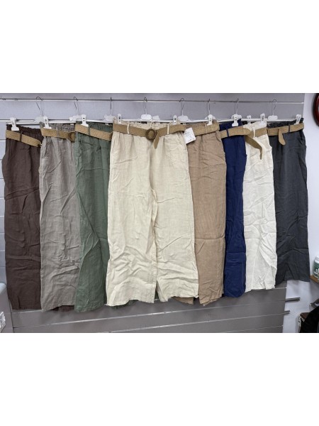 Spodnie damskie Włoski, size uni, paczka 6szt, mix kolor