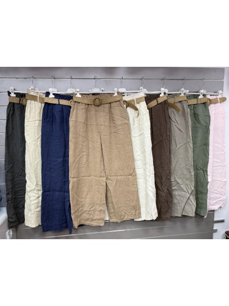 Spodnie damskie Włoski, size uni, paczka 6szt, mix kolor