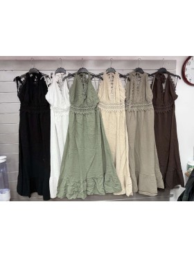 Sukienki damskie Włoski, size uni, paczka 6szt, mix kolor