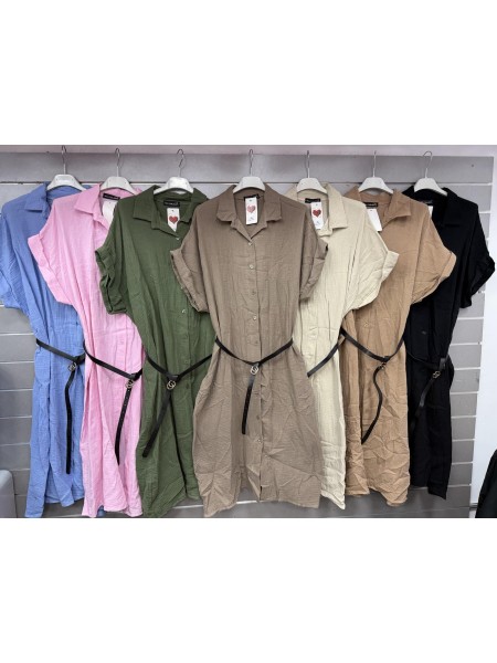 Sukienki damskie Włoski, size uni, paczka 6szt, mix kolor