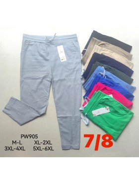 Spodnie damskie ,size M-6XL,paczka 12szt ,mix kolor