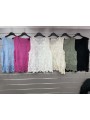 Bluzki damskie Włoski, size uni, paczka 6szt, mix kolor