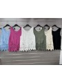 Bluzki damskie Włoski, size uni, paczka 6szt, mix kolor