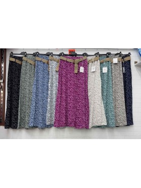 Spódnica długa damskie Włoski, size uni, paczka 6szt, mix kolor
