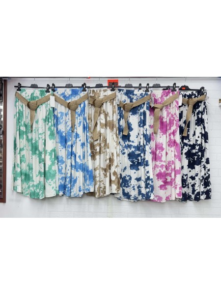 Spódnica długa damskie Włoski, size uni, paczka 6szt, mix kolor