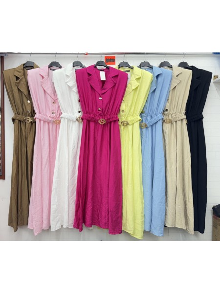 Sukienki damskie Włoski, size uni, paczka 6szt, mix kolor