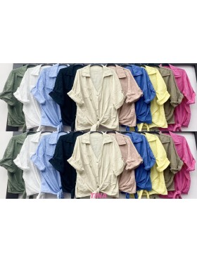 Koszule damskie Włoski, size uni, paczka 6szt, mix kolor