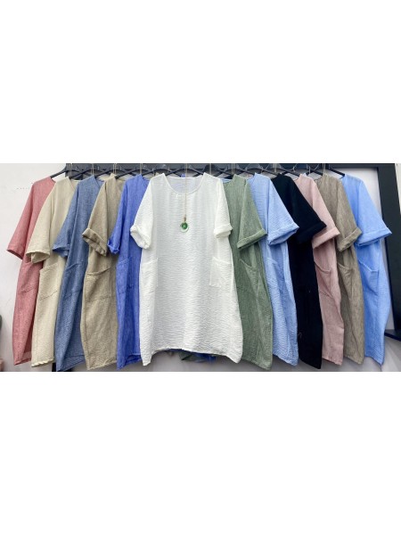 Sukienki damskie Włoski, size uni, paczka 6szt, mix kolor